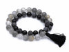 Flex Labradorit, Achat schwarz, Quarz mix