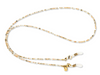 Brillenkette Mondstein mix